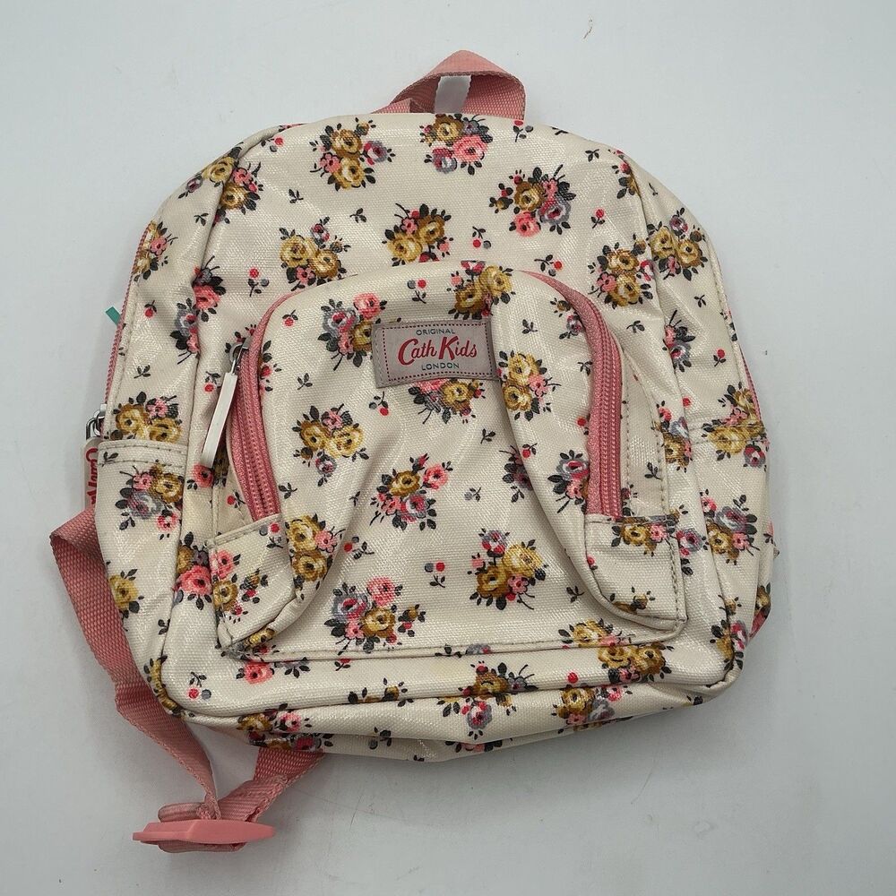 Cath Kidston Floral Mini Backpack Cath Kids London Cream Pink Small Bag Girls